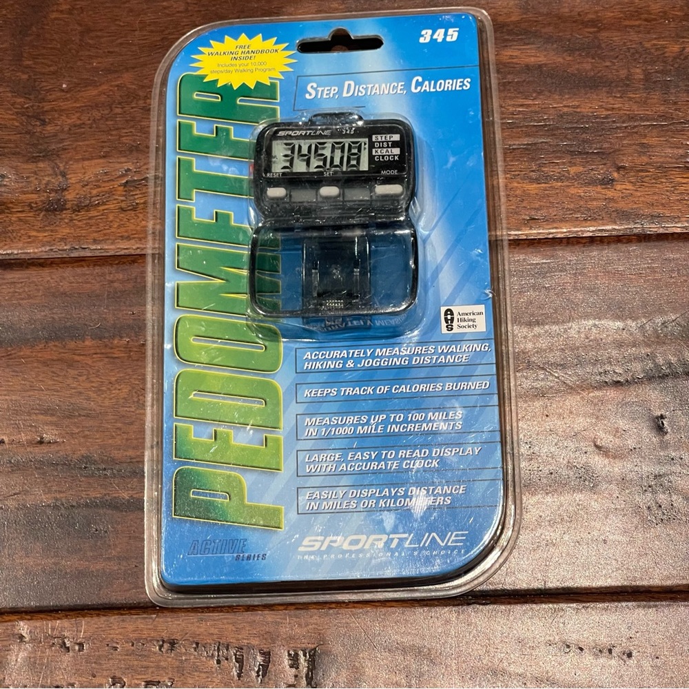 Sport line 345 scanning memory pedometer